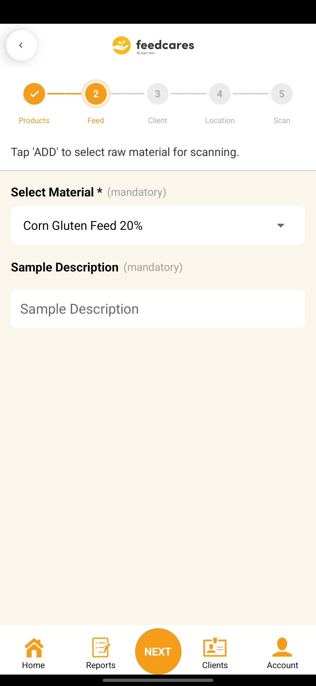 FeedCares material list, now loading reliably